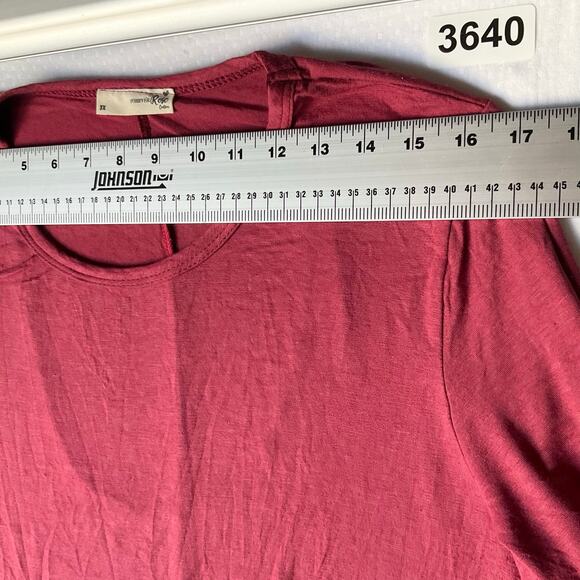 Forever Rose Couture Women Dress size 3X Long Sleeve KneeLength Stretchy Pink - Picture 2 of 8